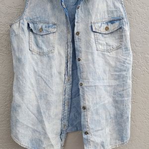 Denim top
